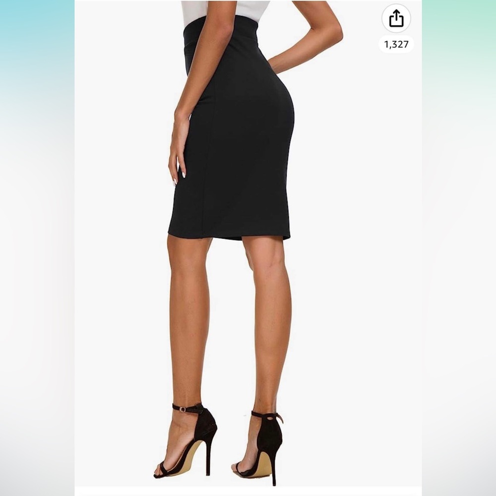 EXCHIC Women's High Waist Bodycon Midi Pencil Skirt